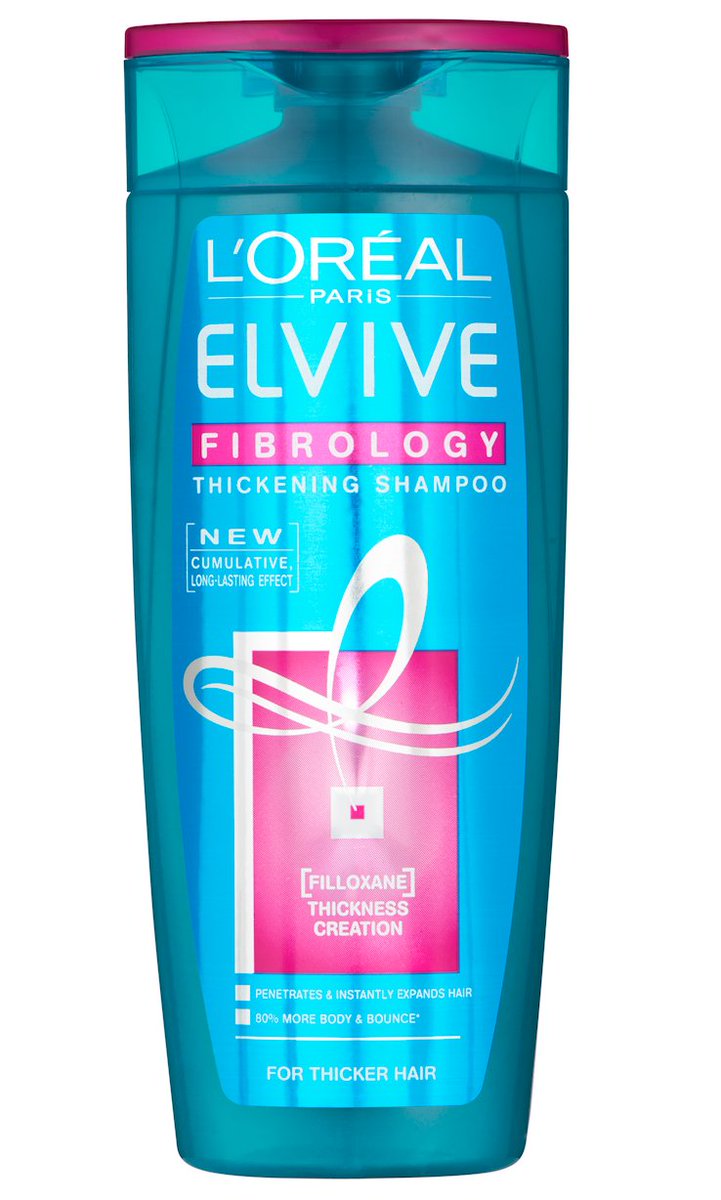 L Oreal Elvive Fibrology Thickening Shampoo 400ml Hair Superdrug